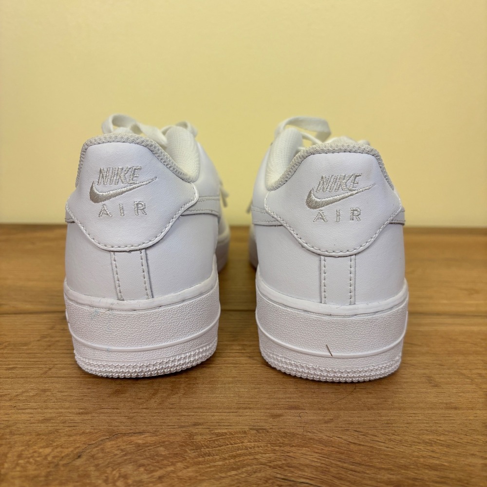 Nike Air Force 1 LE Sneaker All White Kids Size 6Y Low Top Casual Sporty - Picture 11 of 12